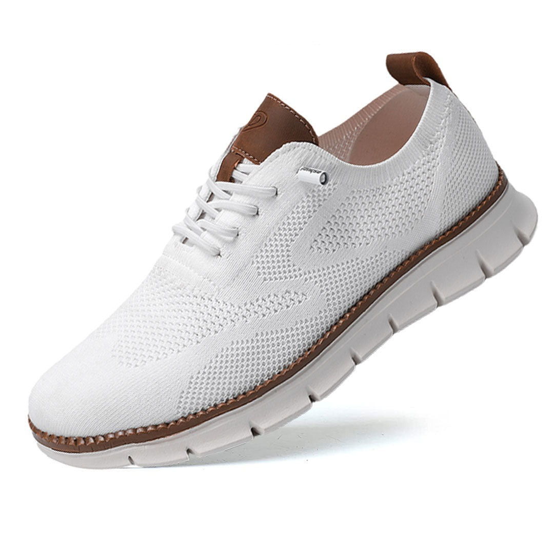 Aero Men's Sneakers | Mesh and Leather Comfort 10