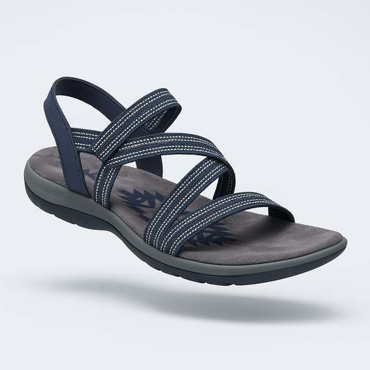 Aluna | Elegant Summer Sandals with Cross Strap Design 1