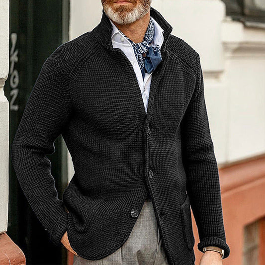 Benn Cardigan Men | Timeless Green Elegance, Comfortable Fit 1