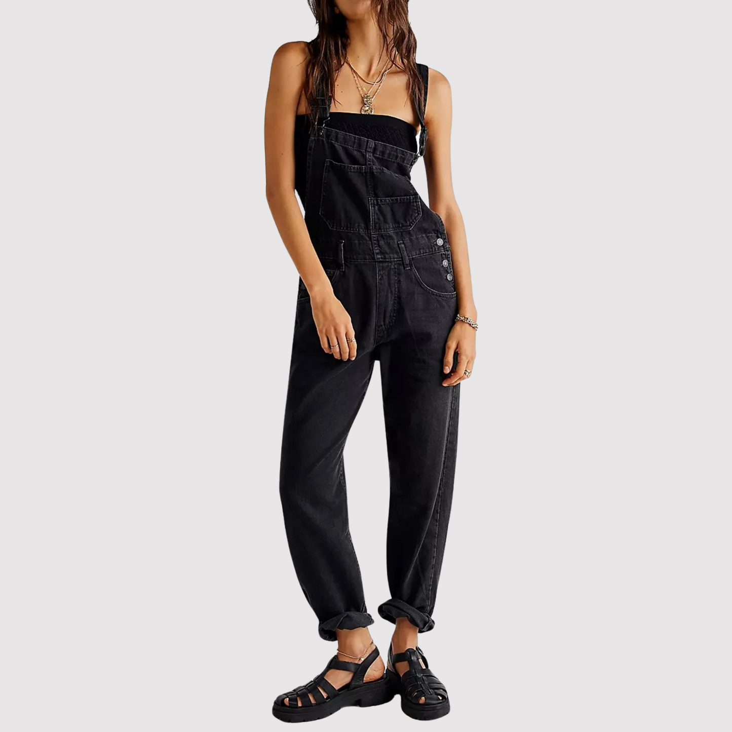 CAMILA | Women's Denim Dungarees 3