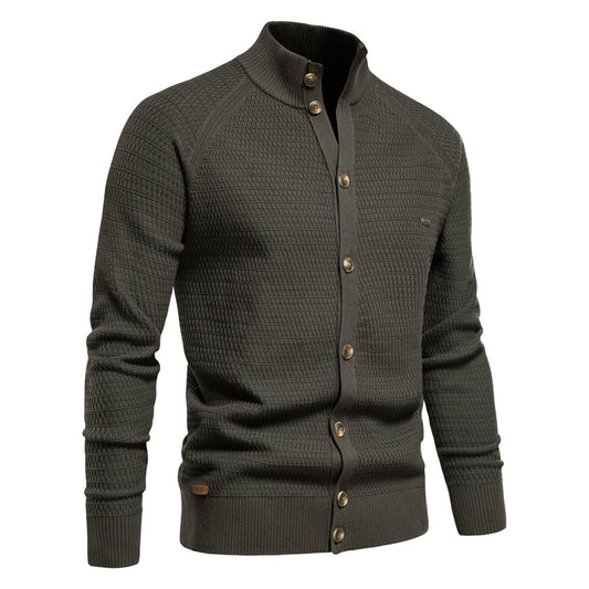 Carter Men's Cardigan | Handcrafted Cotton, Timeless Style 1