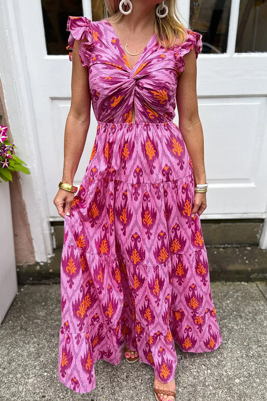 DALINA | Retro maxi dress with elegant details 1