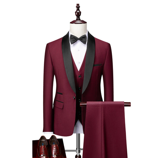Dario Heren Suit Black | Slim Fit, Elegant Style 1