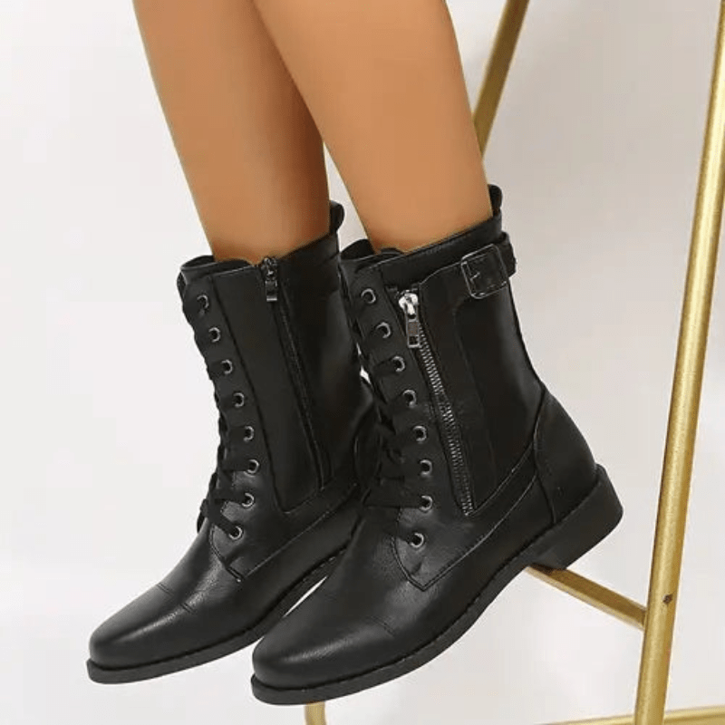 Demi Women's Boots | Chunky Low Heel, Comfortable and Durable 6