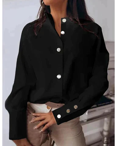 Elegant Button-Up Blouse for All Seasons 5