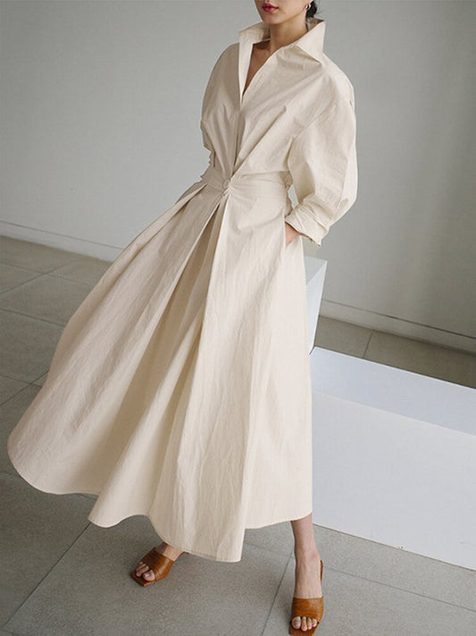 Eline | Maxi-Length Summer Dress with Vintage Neckline 1