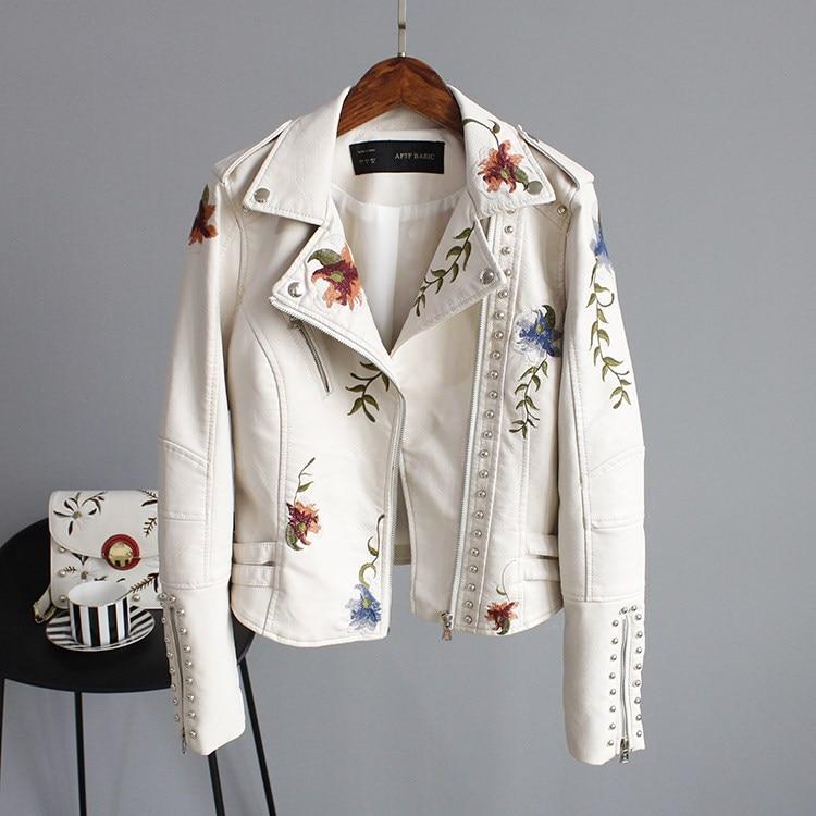 Fleur Women's Leather Jacket | Premium Faux Leather, Timeless Design 3