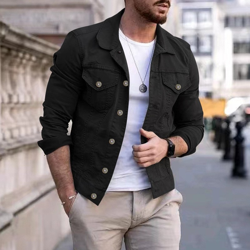 Harmon Men’s Denim Jacket | Eco-Friendly Fabric, Classic Fit 5