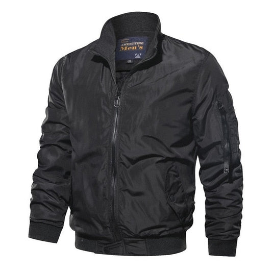 Harmon Men's Jacket | Windproof Bomber, Stylish Design 1