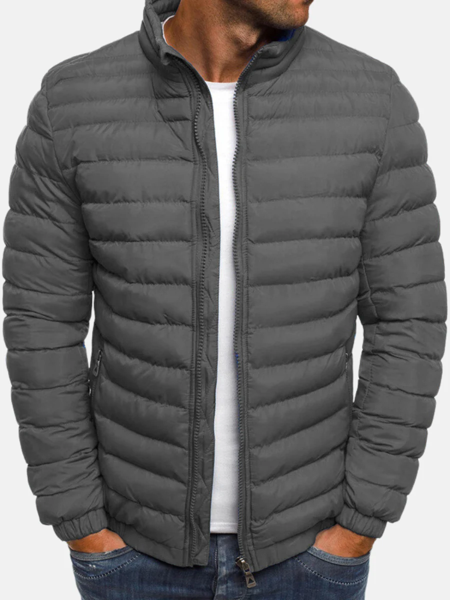 Harmon Men's Quilted Jacket | Lightweight Cotton, Versatile 5