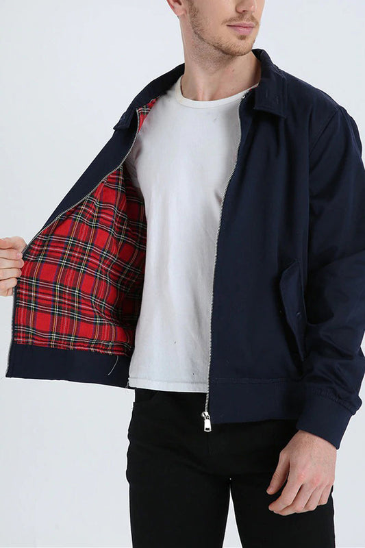 Harrison Men's Harrington Jacket | High-Quality Fabric, Casual Fit 1