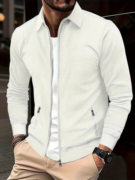 Haven Men's Transitional Jacket | Modern Zipper, Versatile Style 1