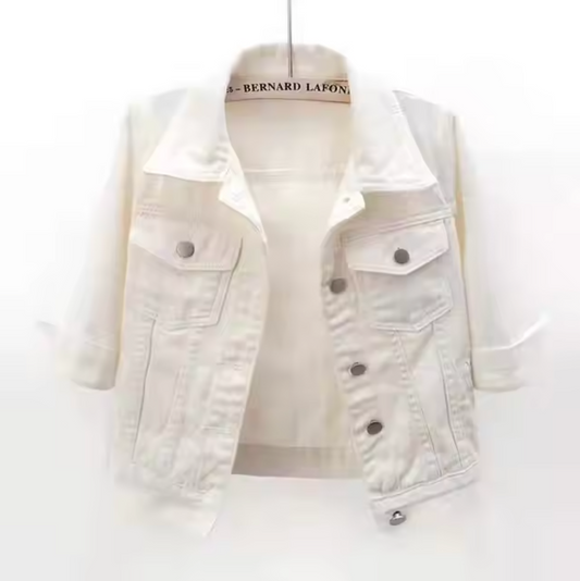 Haven Women's Denim Jacket | Colorful Design, Casual Style 1