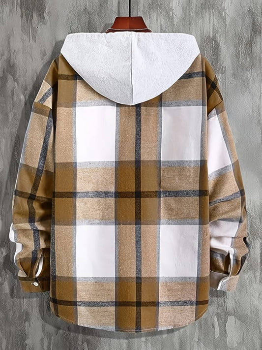 Hector Men's Jacket | Timeless Check Pattern, Adjustable Fit, Winter Essential 1