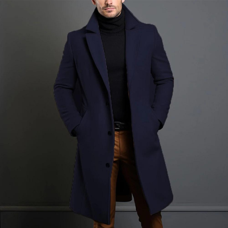 Hector Men's Trench Coat | Durable Fabric, Casual Elegance 3
