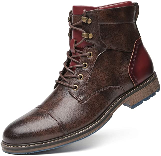 Hugo Men's Boots | Breathable Synthetic Leather, Comfortable and Non-Slip 8
