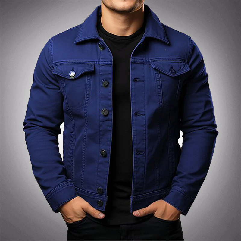 Hugo Men's Denim Jacket | Premium Blend, Versatile Comfort 3