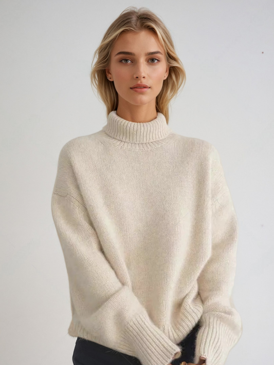 Kira Women's Turtleneck | 100% Cashmere, Timeless Design 1