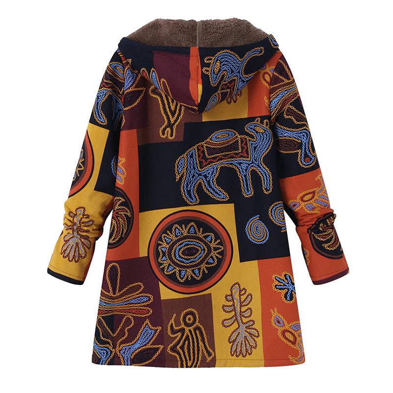 Lina Women's Vintage Coat | Warm Fabric, Elegant Style 10