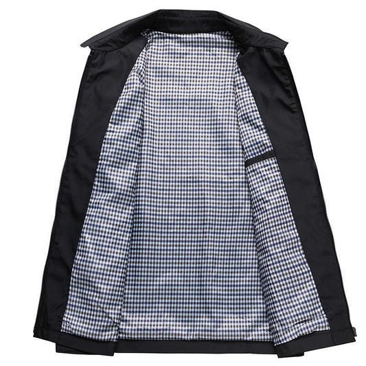 Luxe Men's Jacket | 100% Polyester, Elegant Fit 1