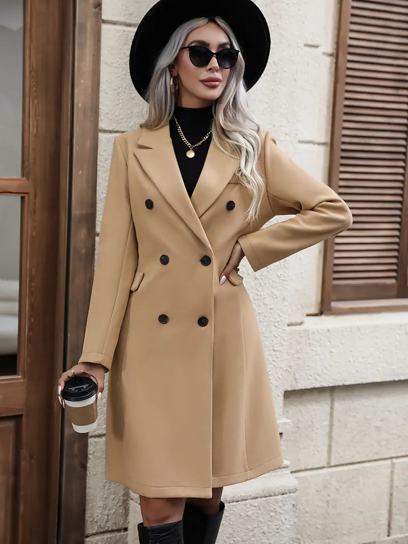 Melvyna | Long Women's Winter Coat with Elegant Cut 6