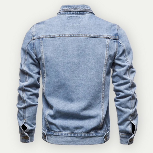 Men's Denim Jacket | Premium Indigo Wash, Timeless Style 1