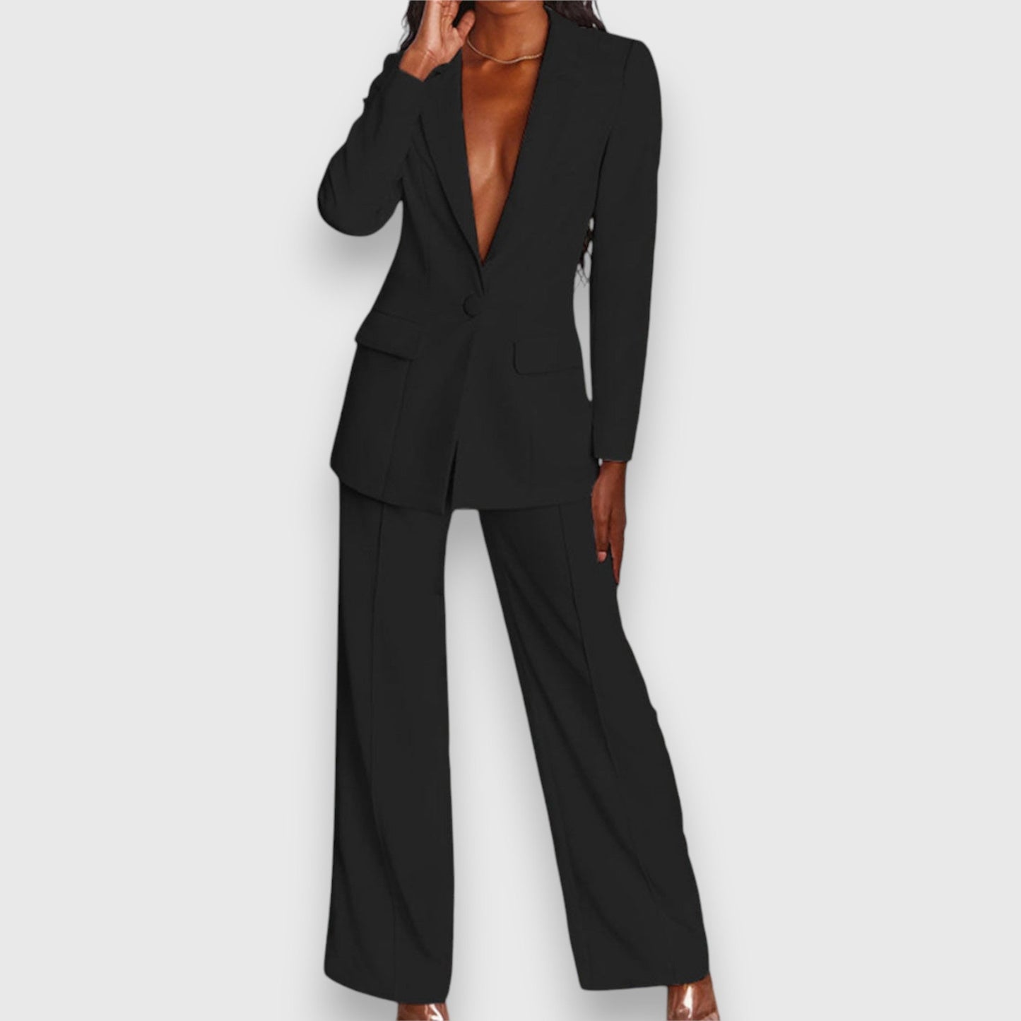 Mila Women's Set | Elegant Blazer and Trousers, Comfortable and Chic 11