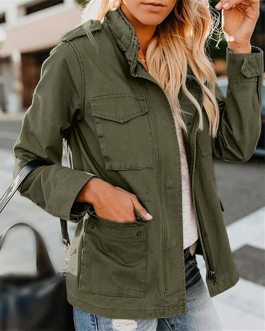 Modern Chic Coat for Women | Zipper 1