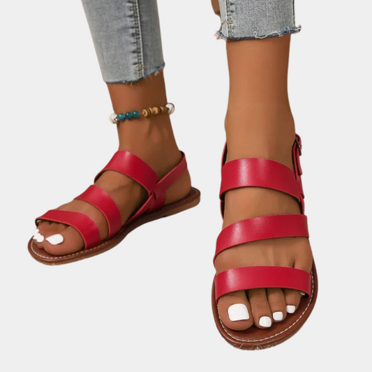 Noa Soleil | Stylish Flat Beach Sandals for Women 1