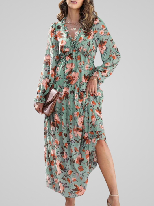 Noémie | Elegant Wild Maxi Dress for Women 1