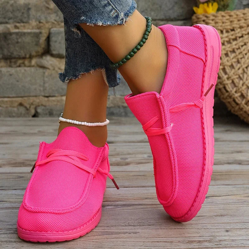 REVANA | Breathable platform sneakers with trendy height 12