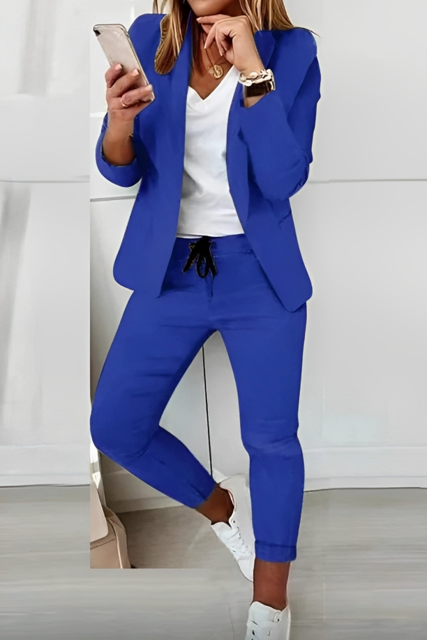 SELENE | Elegant Stretch Blazer Set for Women 8