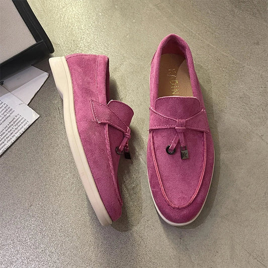 SORELLE | Suede Slip-ons with Flexible Comfort Sole 1