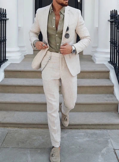 Summer Men's Suit | Lightweight Blazer and Pants for Weddings 1