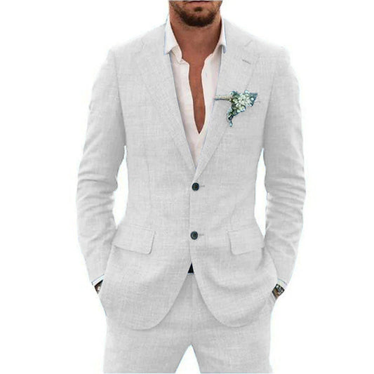 Summer Men's Suit | Lightweight and Breathable, Perfect for Weddings 1