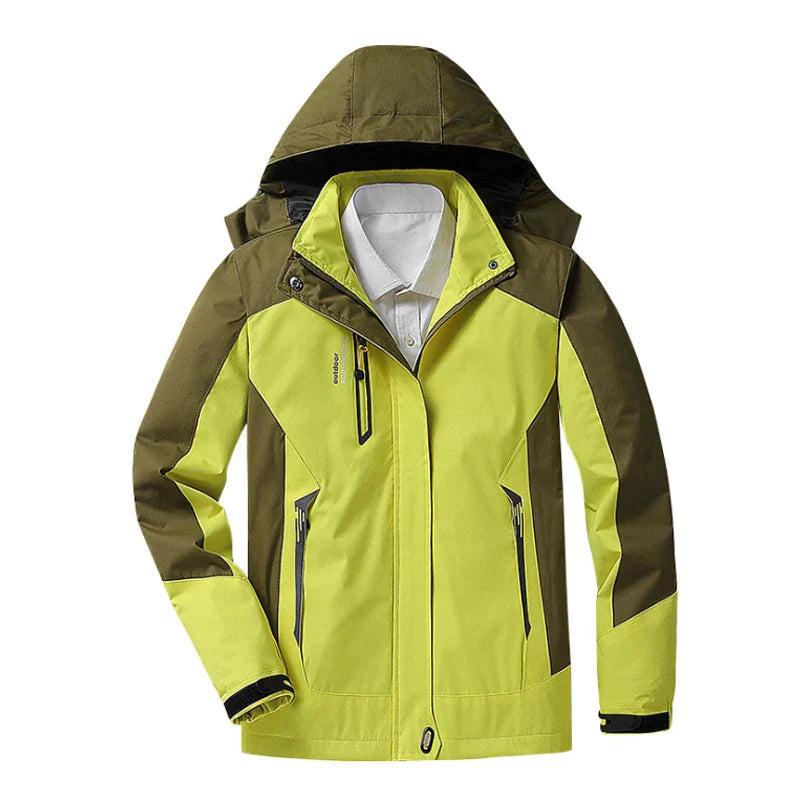 Waterproof Women's Raincoat with Adjustable Hood - Breathable and Warm Lined - Long Women's Raincoat 6