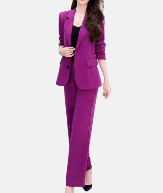 Wendy Women's Pantsuit | Tailored Blazer, Elegant for Festive Occasions 1
