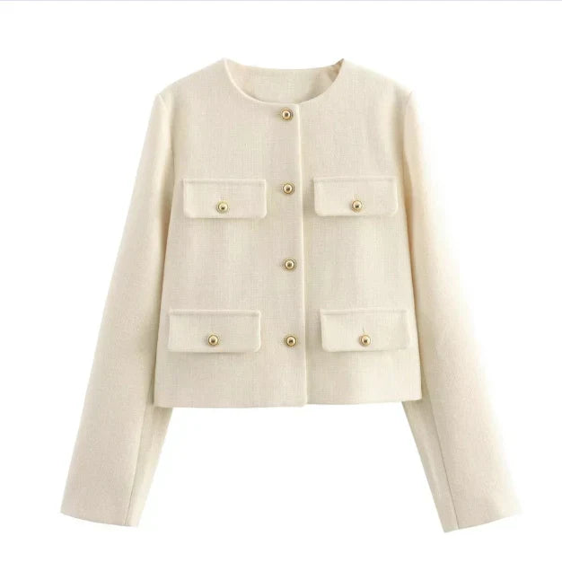 Women's Long Arm Jacket Vintage | Button Down 5