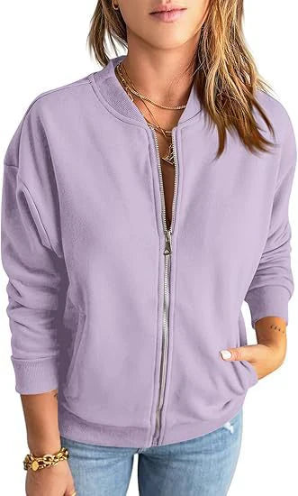 Women's transitional jacket with zip – Elegant & Modern 1