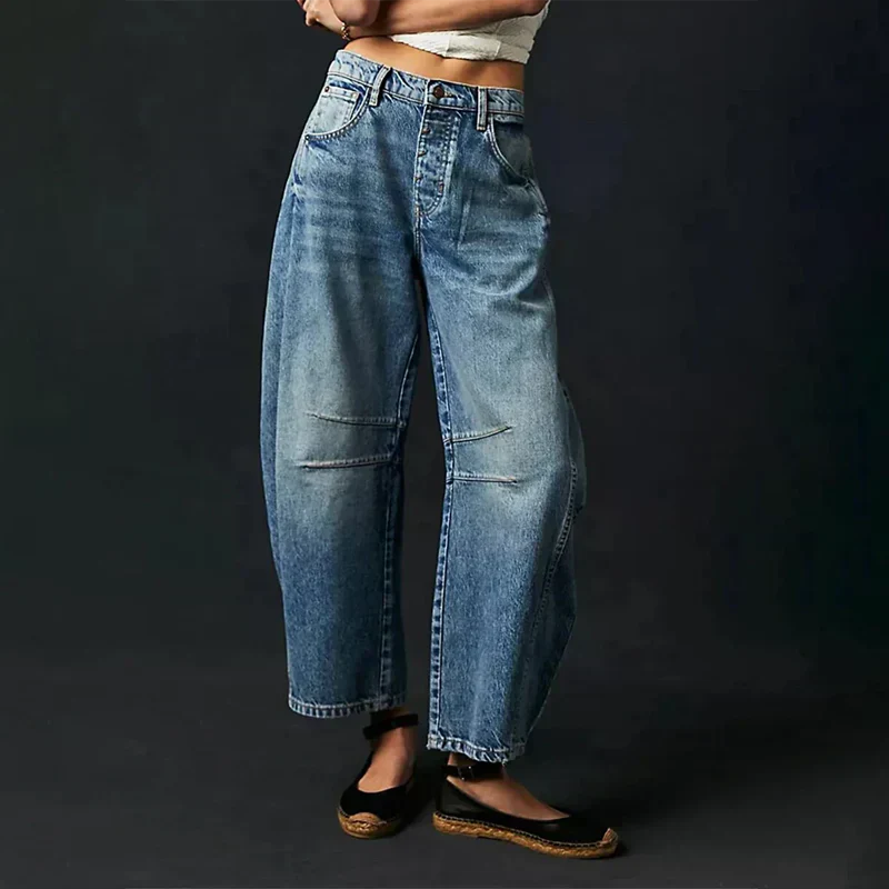 Yuna | Comfort Fit Wide-Leg Jeans for Women 5