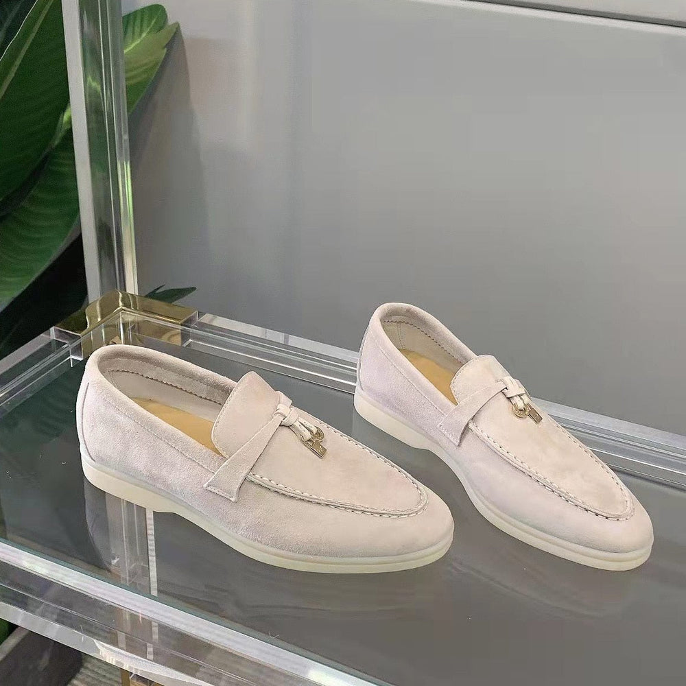 ALBA | Luxury suede loafers for women 2