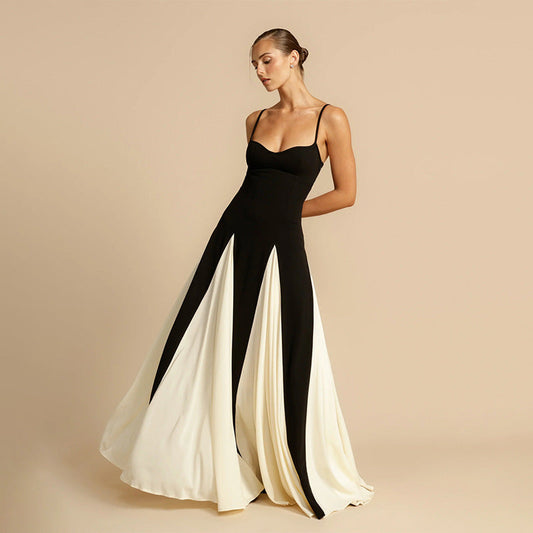 ARLENE | Cream-colored A-line maxi dress by Georgette 1