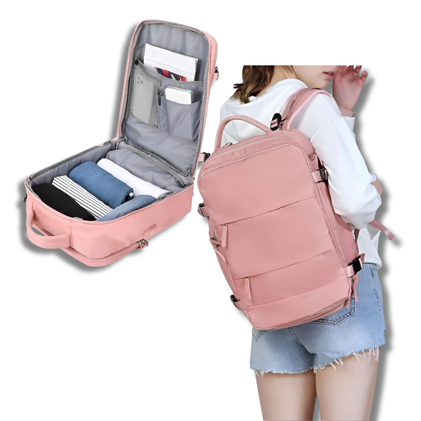 Adventurer Travel Backpack | Spacious Design with USB Port, Ergonomic 8