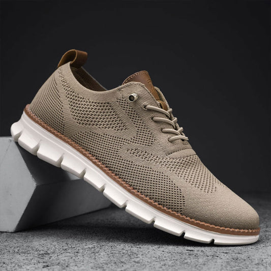 Aero Men's Sneakers | Mesh and Leather Comfort 1