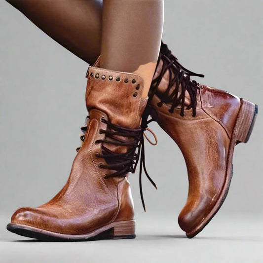 Ardeline | Mid-calf Women's Boots with Vintage Look 0