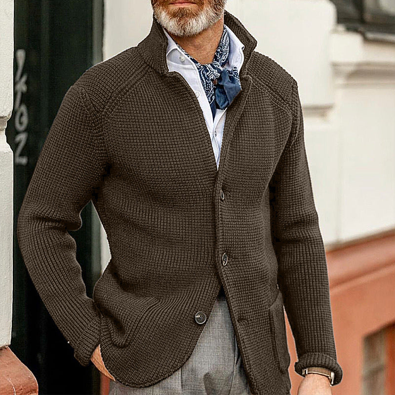 Benn Cardigan Men | Timeless Green Elegance, Comfortable Fit 0