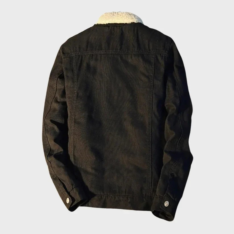 Benny Men's Winter Denim Jacket | Cozy Fleece Lining, Durable 2