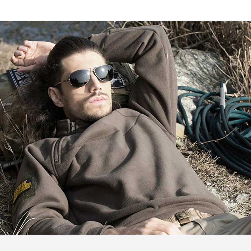 Bert Men's Fleece Sweater | Breathable and Warm, Casual Outdoor 8