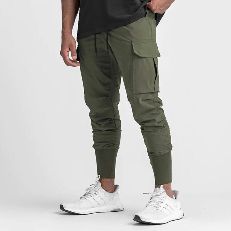 Breeze Men's Jogging Pants | Quick-Dry Lycra, Adjustable Waist 11