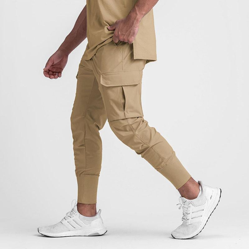 Breeze Men's Jogging Pants | Quick-Dry Lycra, Adjustable Waist 8